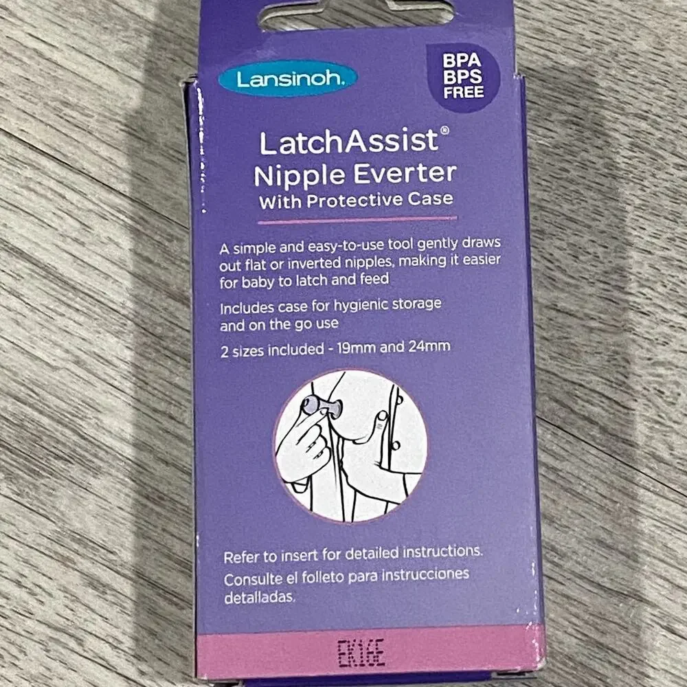 NEW Lansinoh LatchAssist Nipple Everter Set - Unopened Box - 2 Sizes